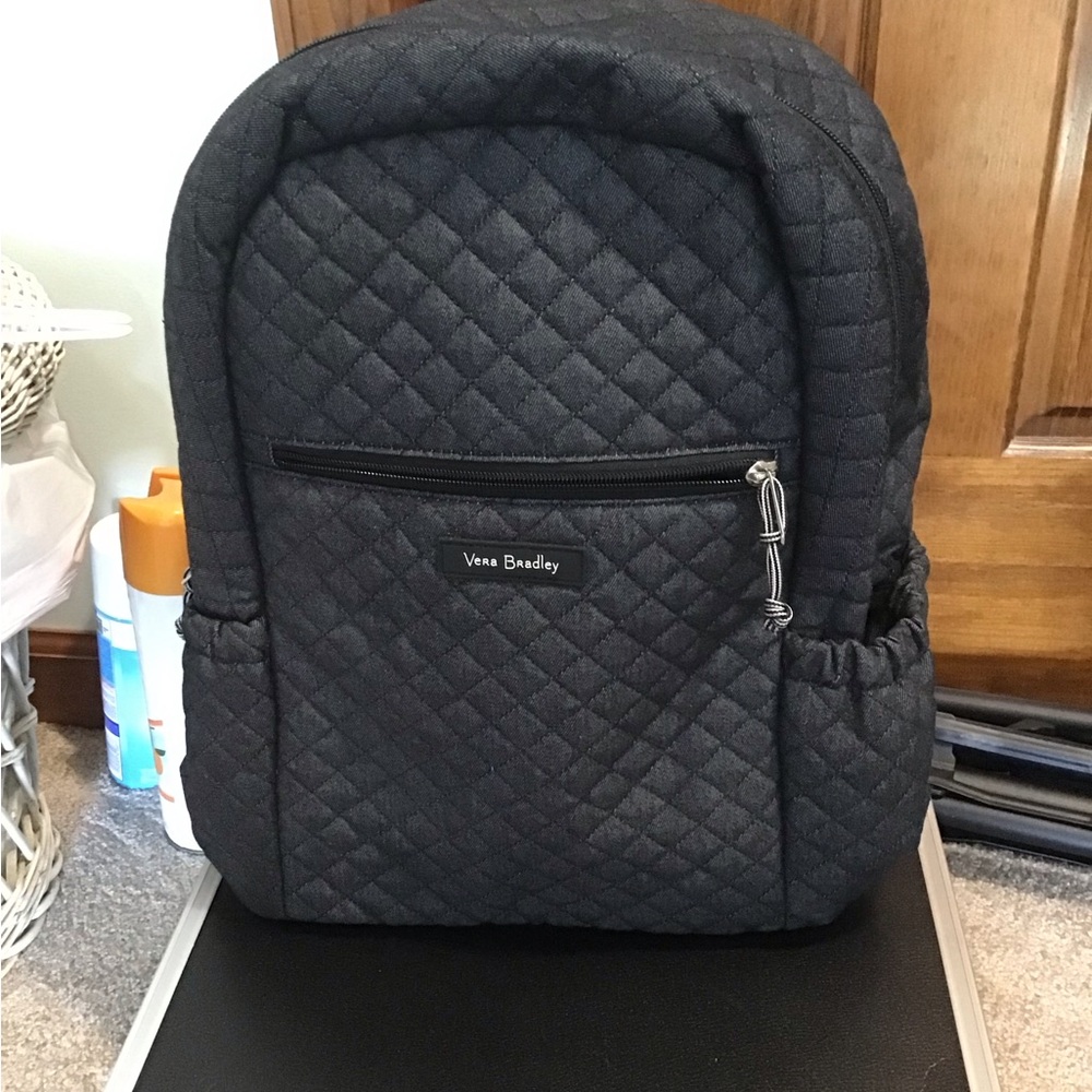 Vera Bradley navy Quilted Backpack
